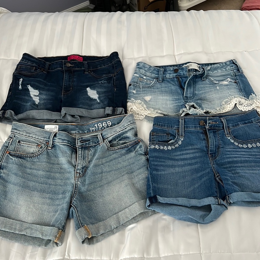 4 Pack of Jean Shorts